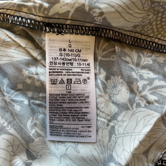 Girls new Gap sundress ruffled straps soft size large - Picture 8 of 8